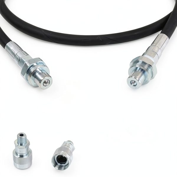 Hydraulic Hose 5.9FT 10000 PSI NPT 3/8" Quick Connect – HYDRAULIC PRO-6