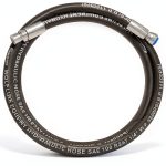 Hydraulic Grease Hose 1/4" SAE 100R2AT Green Hills Double Steel 10ft-0