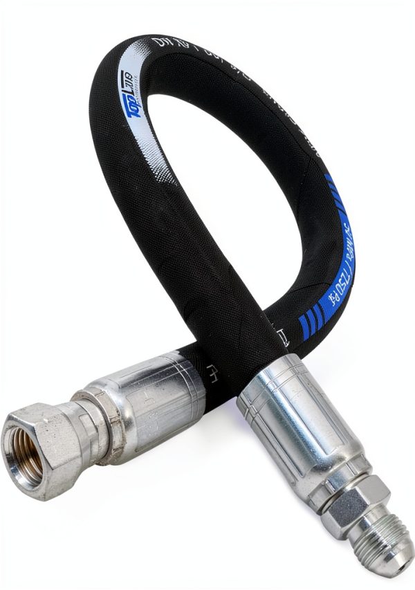 3/8" Hydraulic Hose TL Topline 18in Female JIC x Male JIC 7,250 PSI-0
