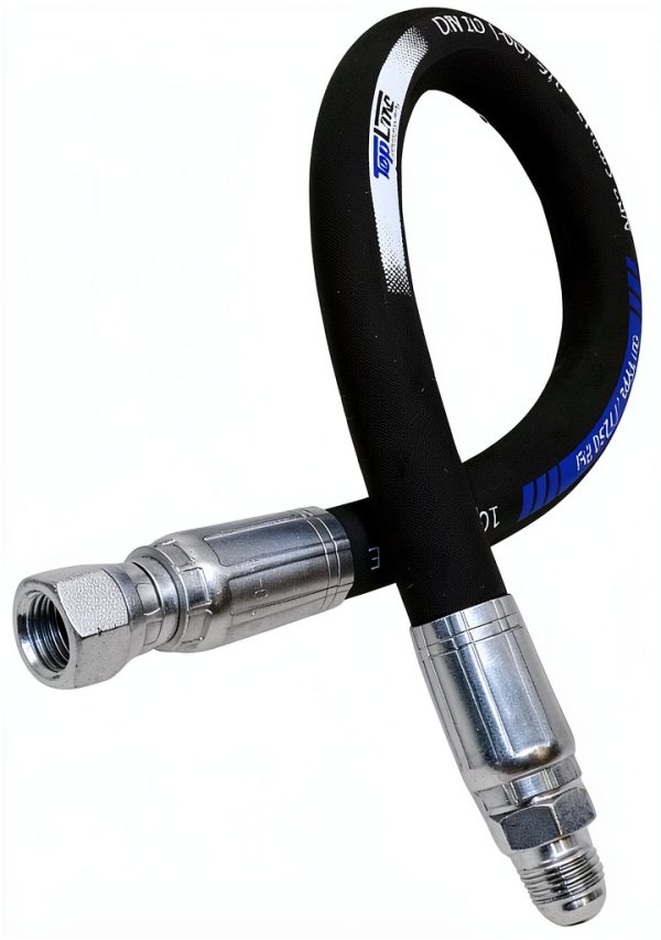 3/8" Hydraulic Hose TL Topline 18in Female JIC x Male JIC 7,250 PSI-7